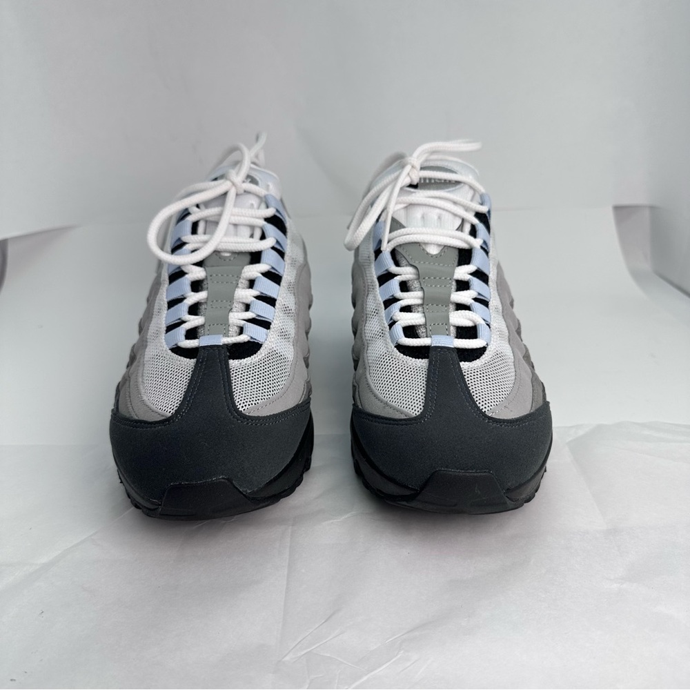 Nike Air Max 95 Big Bubble in Black, Blue Tint, White, & Medium Grey sneaker - Picture 4 of 8